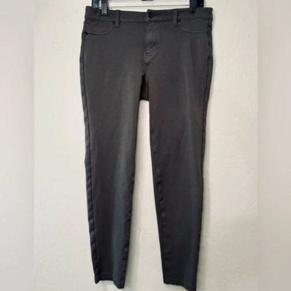 Liverpool Jeans The Skinny Dark Gray/Black Wash Stretch Denim SZ 6/28 NEW! - Picture 2 of 9